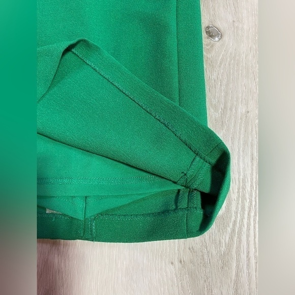 Karl Lagerfeld Paris Green Lynn Fitted Shift Dress, Emerald Green, Size 0 - Picture 8 of 14